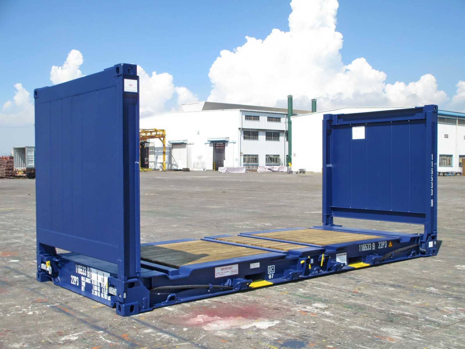 Conteneur Flat Rack